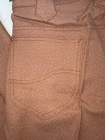 New Vintage Orange Lee Polyester Pants #2032628 OO-70