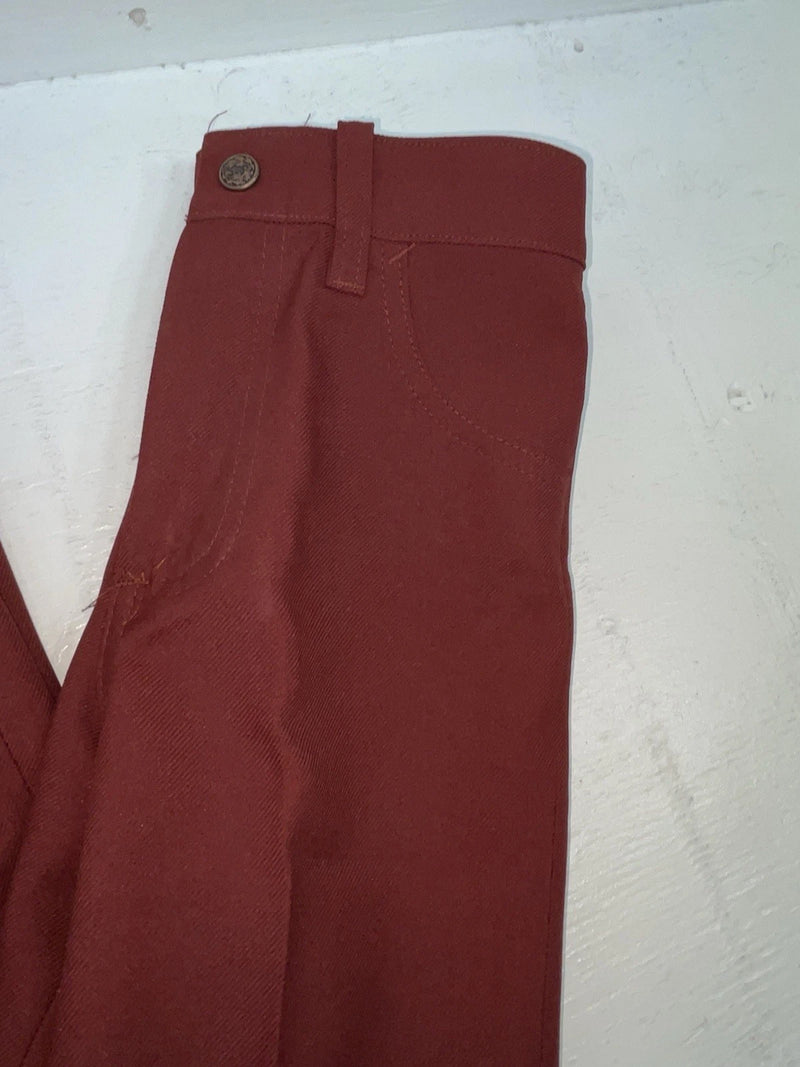 New Vintage Red Dickson Jenkins Polyester Pants #9928 ZZ-72