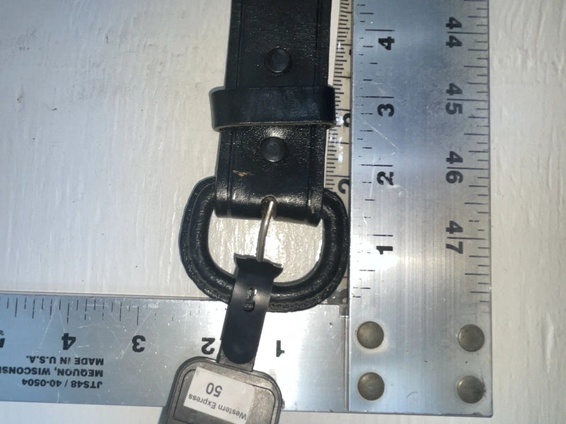New Black Genuine Leather Western Express 50” Belt #209 NN-98