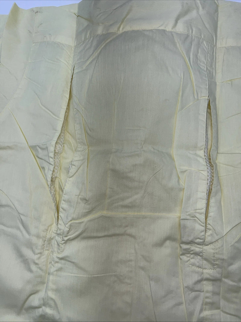 New Women’s Yellow EQUISTAR English Short Sleeve Button Up Shirt. 40 465083 G-22