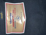 New Vintage Black Wrangler Polyester Pants #828K ZZ-34
