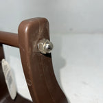 New Weaver Brown Plastic Adult Stirrups #30-1134 FF-4