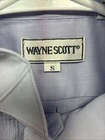New Wayne Scott Purple Long Sleeve Button Up English Shirt Small X-94