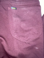 New Vintage Red Lee Polyester Pants #2004061 ZZ-89