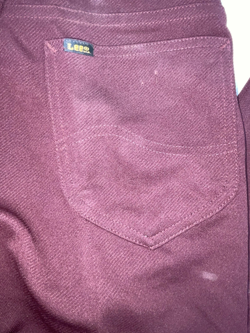 New Vintage Red Lee Polyester Pants #2004061 ZZ-89