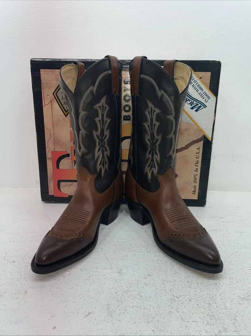 New Men’s Brown Texas Brand Cowboy Boots. 7911 9 D. 3-71