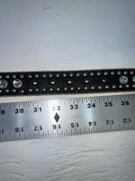 New Black Genuine Leather Blazin Roxx Silver Bling Cross S Belt #N3510401 Z-103