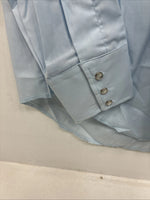 New Women’s Champion Western Blue Design Long Sleeve Pearl Snap 14 MM-40