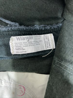 New Women’s Cowboy Cut Green Wrangler Denim Jeans. 10x34 I-7