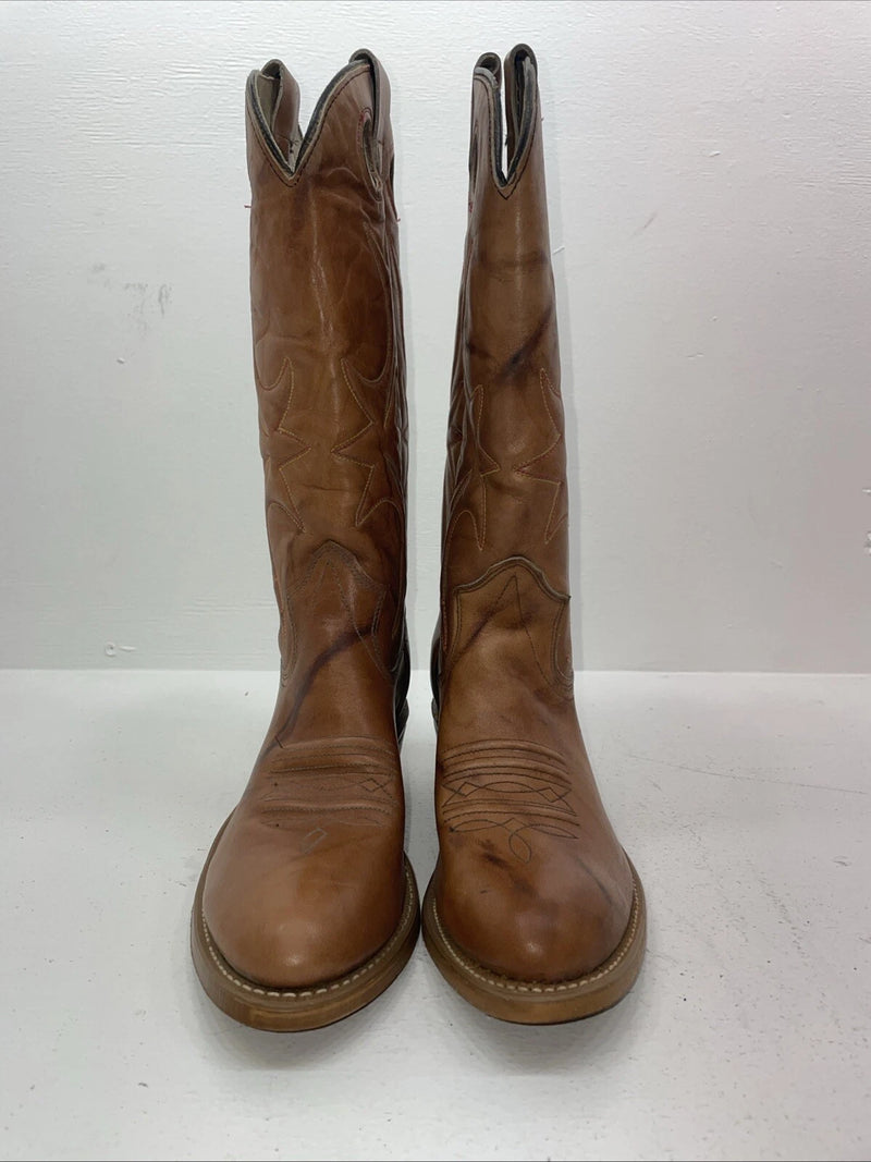 New Women’s Brown Texas Brand Cowboy Boots. 5979 8 D. 16-44
