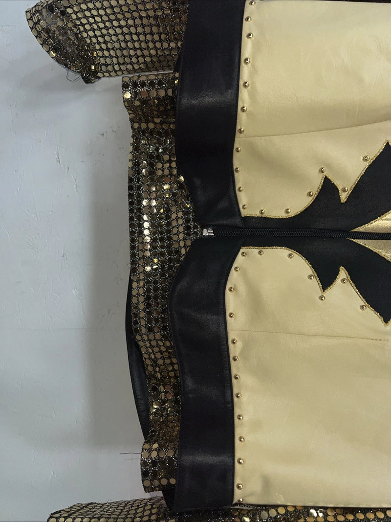 New Women’s 1849 Authentic Ranchwear Gold Cow Shirt And Vest 3X UU-6
