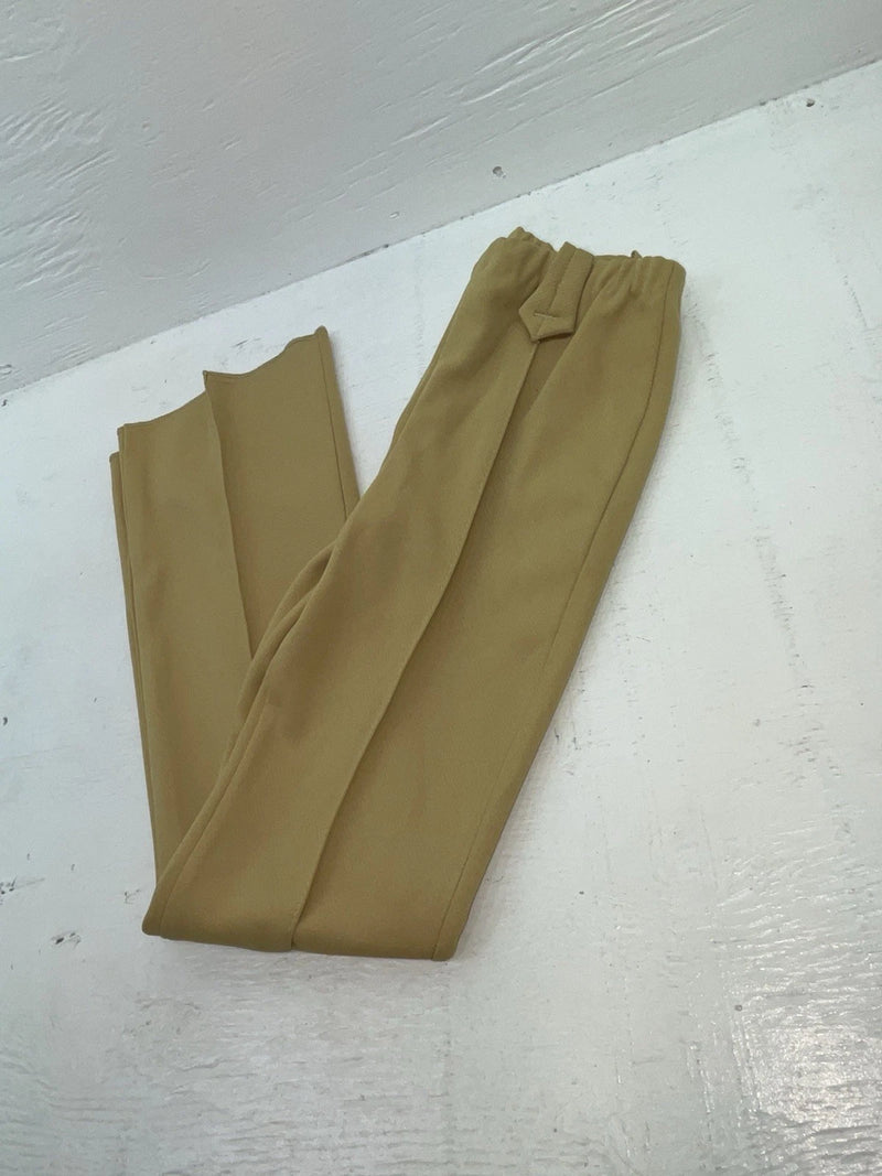 New Vintage Yellow Fenton Polyester Pants #310 VV-47