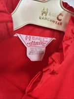 New Women’s H Bar C Red Long Sleeve Button up Size 34 MM-132