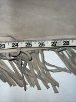 NOS Tan Show Chaps With Fringe Adjustable Waist 42” I-80