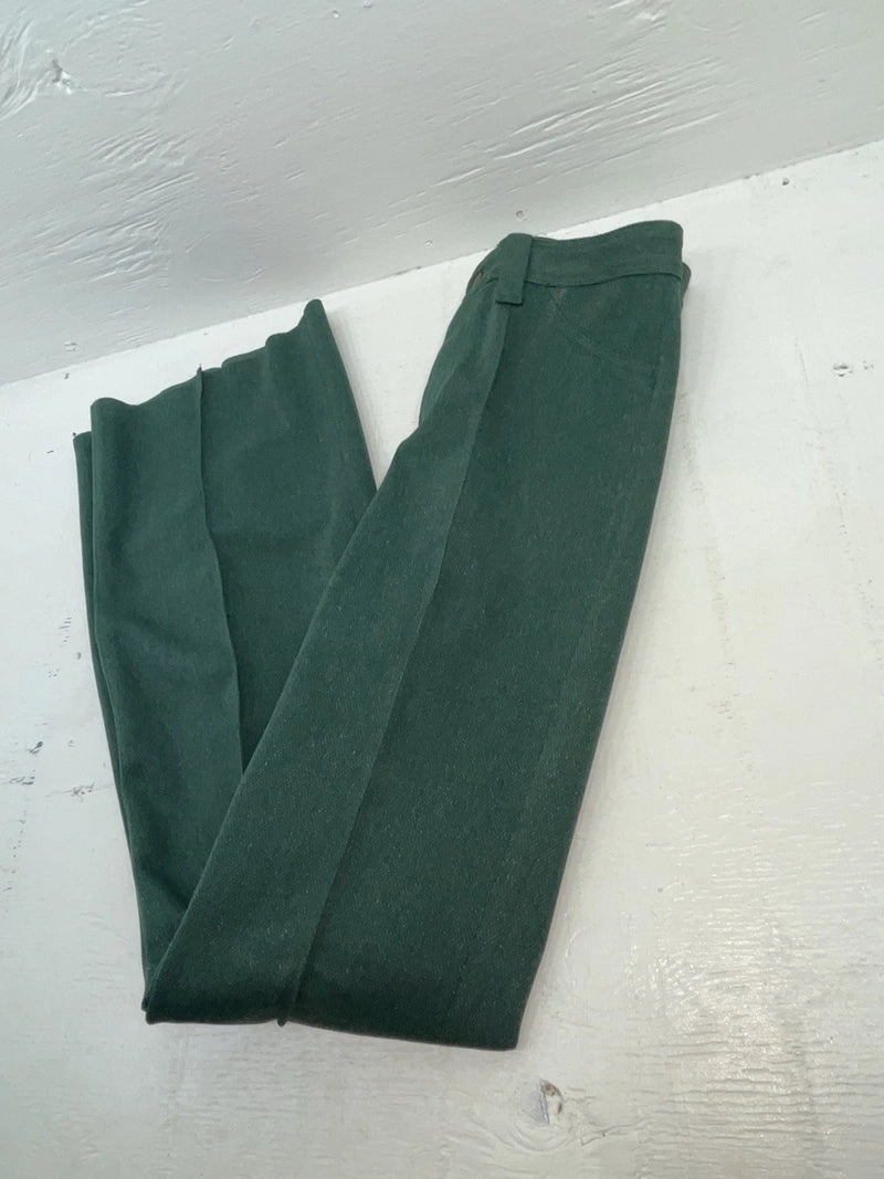 New Vintage Green Dickson Jenkins Polyester Pants #973 SS-54