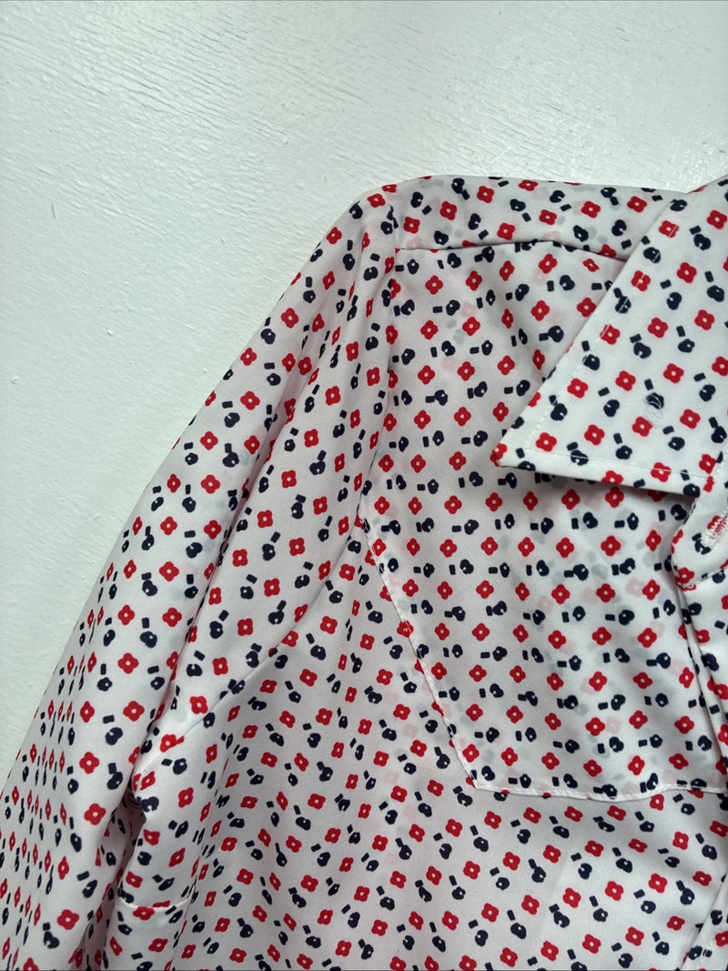New Women’s Dickson Jenkins designed Long Sleeve Pearl Snap Size 40 MM-21