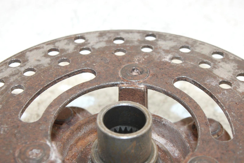 1998 Kawasaki Bayou 300 Oem Front Wheel Hub And Rotor 49030-1116 AK17