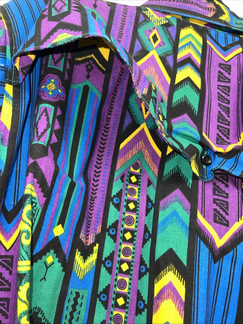 New Men’s Multicolor Wrangler Button Up Long Sleeve Shirt. 16.5x35 L P-66