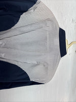 New Boys Cowboy Threads Blue White Long Sleeve Button Up Large DD-5