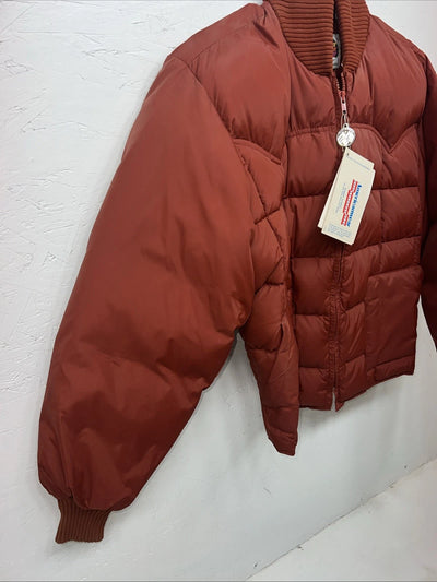 New Women’s Orange Miller Puffer Jacket 38 WW-52