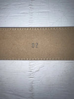 New Blue Genuine Leather 32” Belt #7330 JJ-97