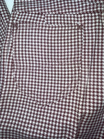 New Vintage Red And White Checkered Lee Polyester Pants #2600362 SS-84