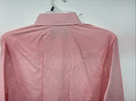 New Women’s White Horse Pink Gem Long Sleeve Pearl Snap Medium LL-60