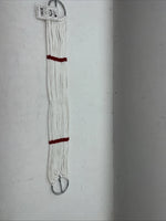New Tough 1 White Red Mohair Cord Girth 33” #59-1233 BB-22
