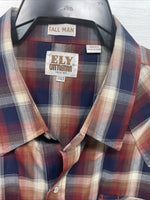 New Men’s ELY Cattleman Multiple Color Long Sleeve Pearl Snap 3XL E-32