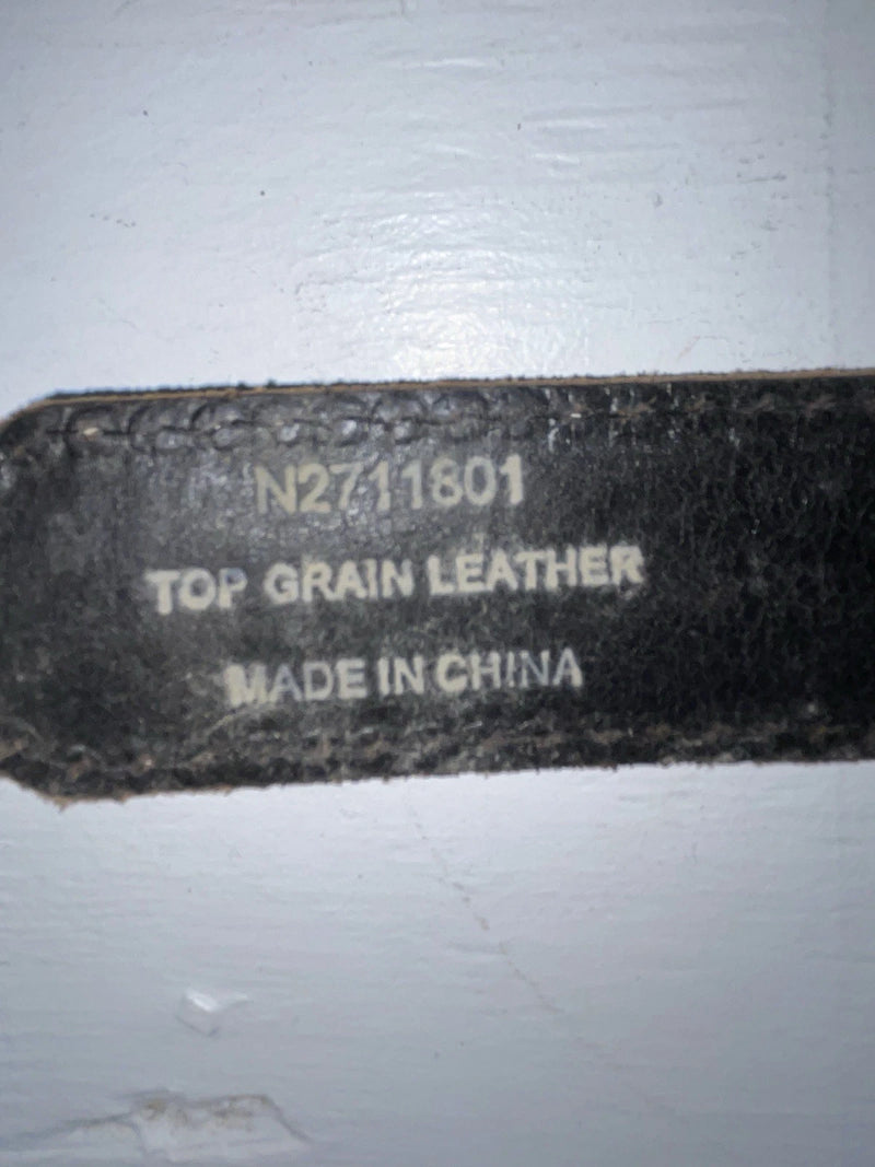 New Black Genuine Leather HD Xtreme 32” Belt #N2711801 JJ-36