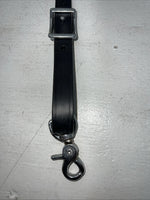New Tough 1 Black Genuine Leather Double Stitched Breastcollar #41-3450 Y-24