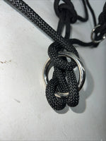 New Tough 1 Black Rope Halter Side Pull Combo #50-4000 H-502