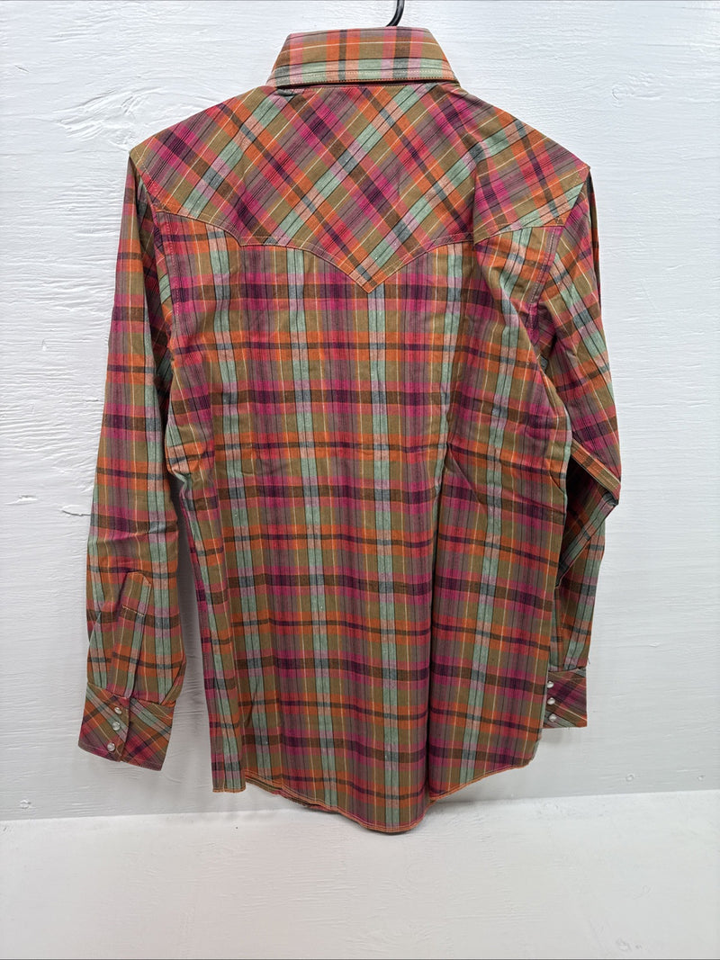 New Men’s Champion Western Multiple Color long sleeve pearl 14.5 X 33 small B-66