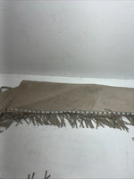 NOS Tan Show Chaps With Fringe Adjustable Waist 42” I-80