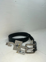New Black Genuine Leather HD Xtreme 44” Belt #N2711001 NN-134