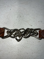 New Tough 1 Brown Leather Flat Curb Chain #52-4014 R-511