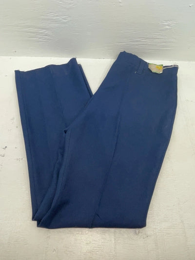 New Vintage Blue H Bar C Polyester Pants #MR477 ZZ-14