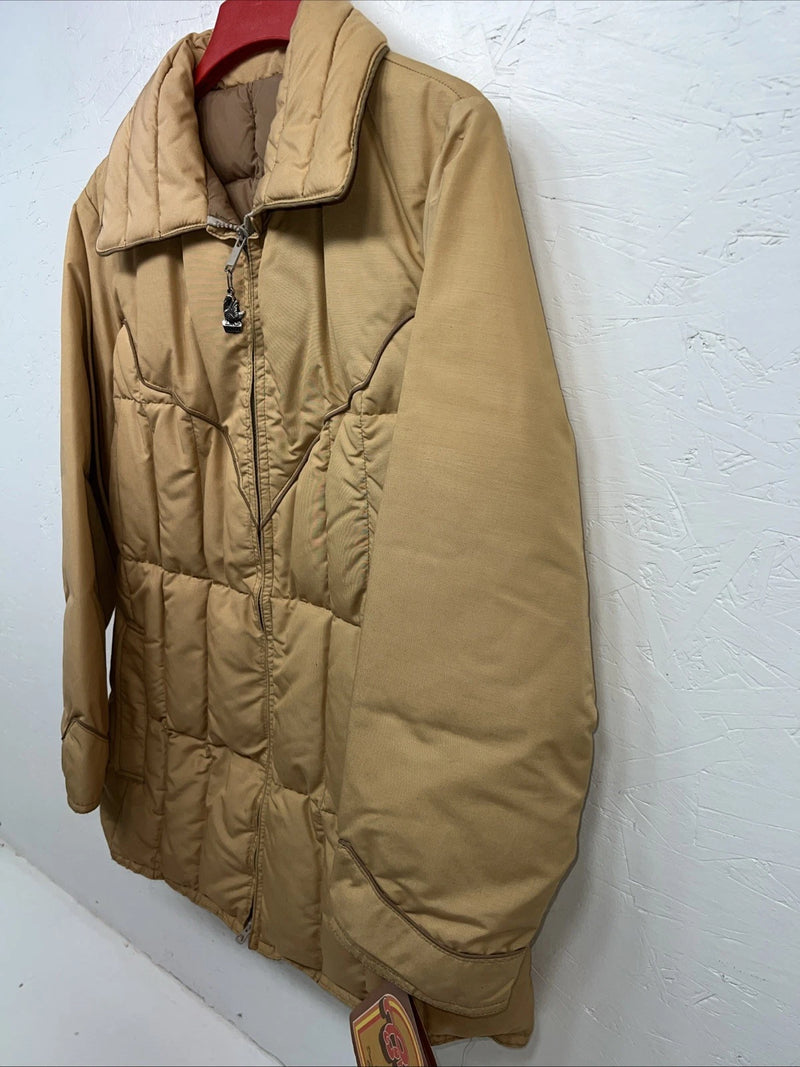 New Woman’s Comfy Brown Puffer Jacket 42 RR-29