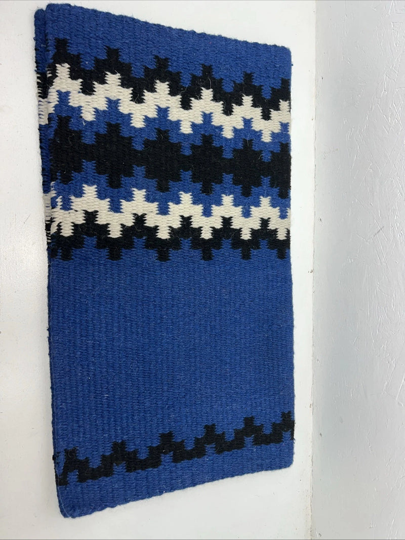New Tough 1 Blue Super Wool Saddle Pad Blanket 34x36 #35-8050 Pad-31