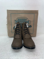 New Youth Brown Lac Up Smoky Mountain Cowboy Boots. 3046 3.5 3 1/2. 22-72