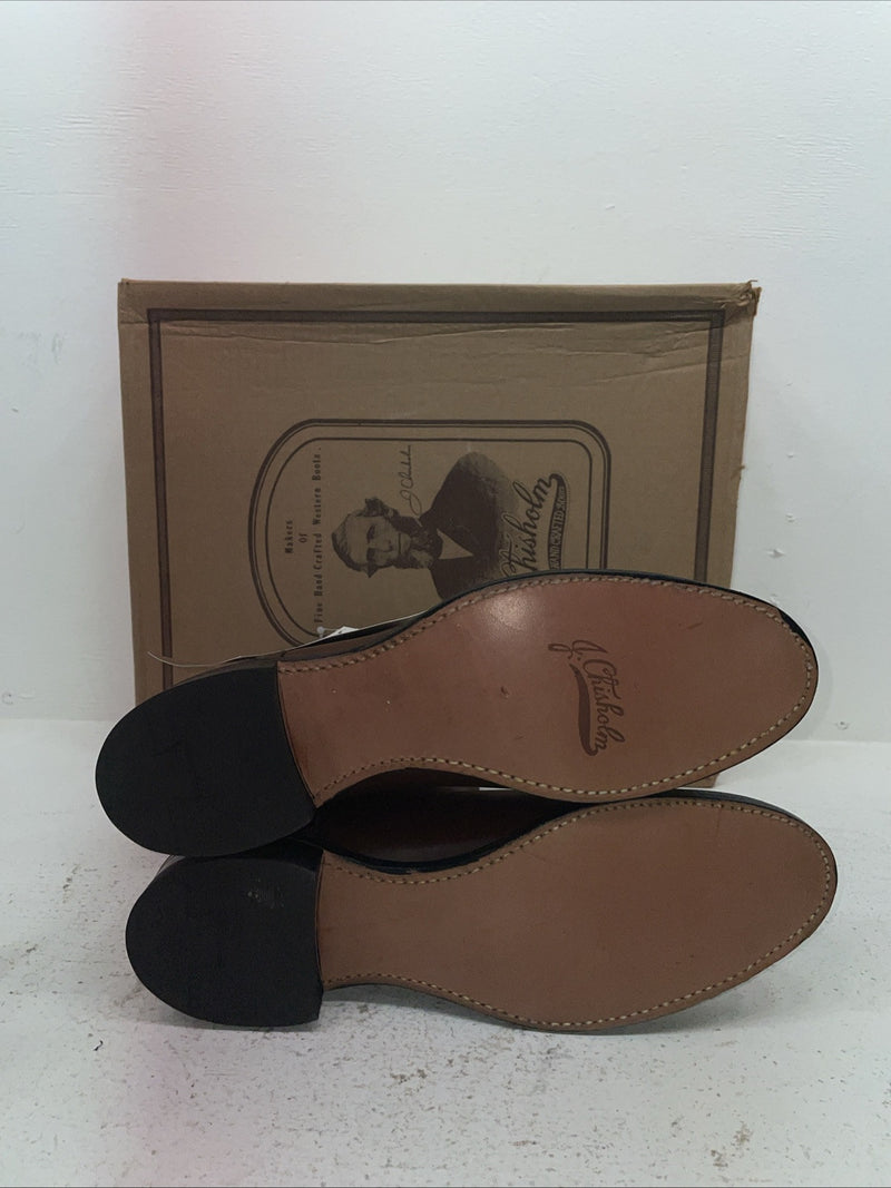 New Men’s Brown J Chisholm Cowboy Boots. M 102 10.5 10 1/2 D. 7-114