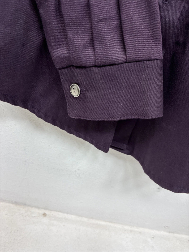 New Women’s Rough rider Purple Long Sleeve Button Up Size Large TT-74