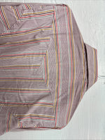 New Men’s Tem Tex Pink Stripe Long Sleeve Pearl Snap 15 Medium X-44