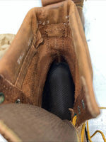 New Women’s Brown Lace Up Acme Work Boots. 08070 7.5 7 1/2 M. 17-84