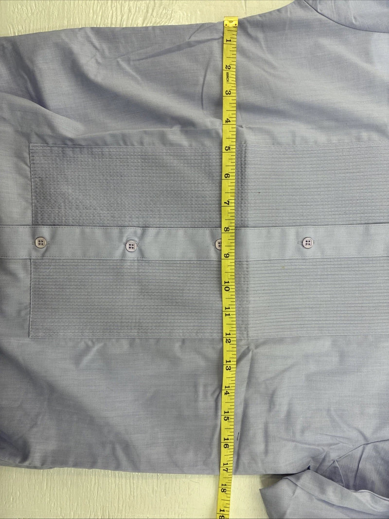New Wayne Scott Purple Long Sleeve Button Up English Shirt Small X-94