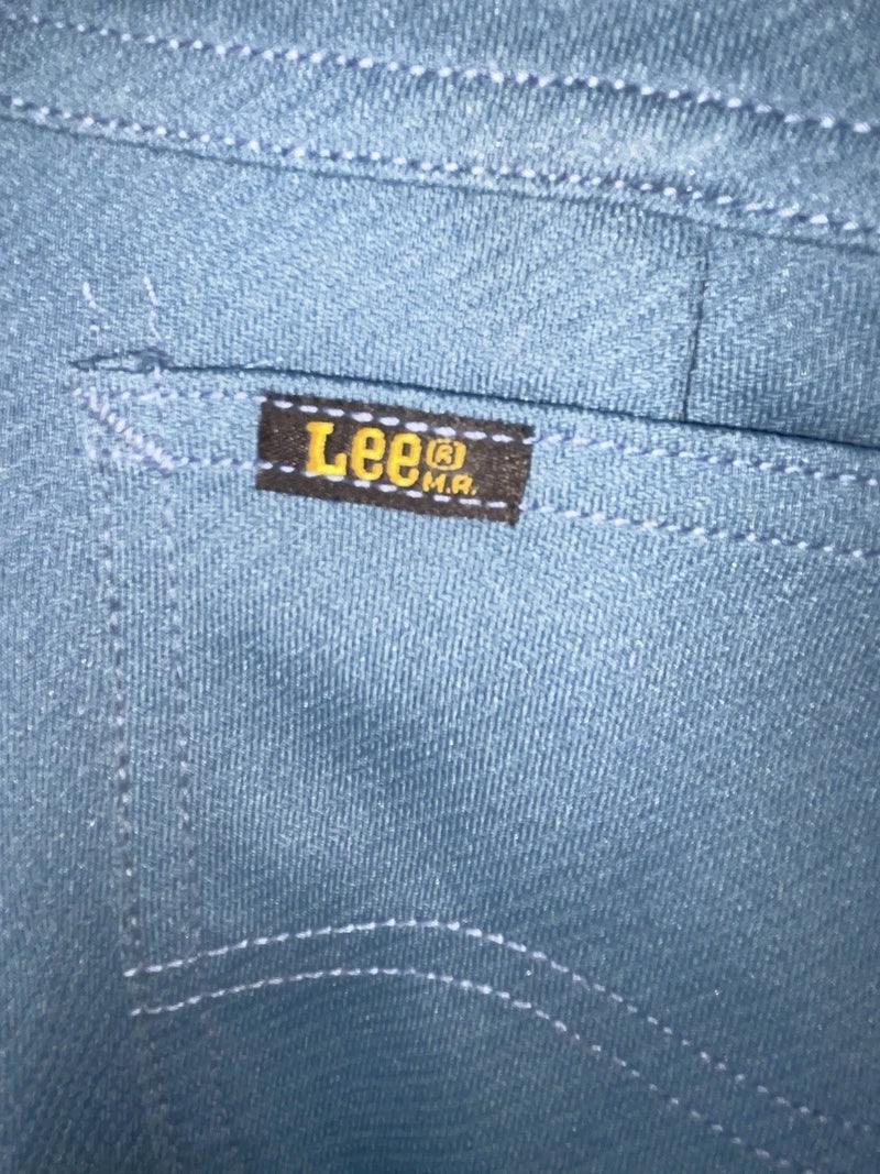 New Vintage Blue Lee Polyester Pants #2610844 XX-34