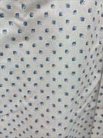 New Men’s Champion Western White Floral Short Sleeve Pearl Snap 14 Small AA-96