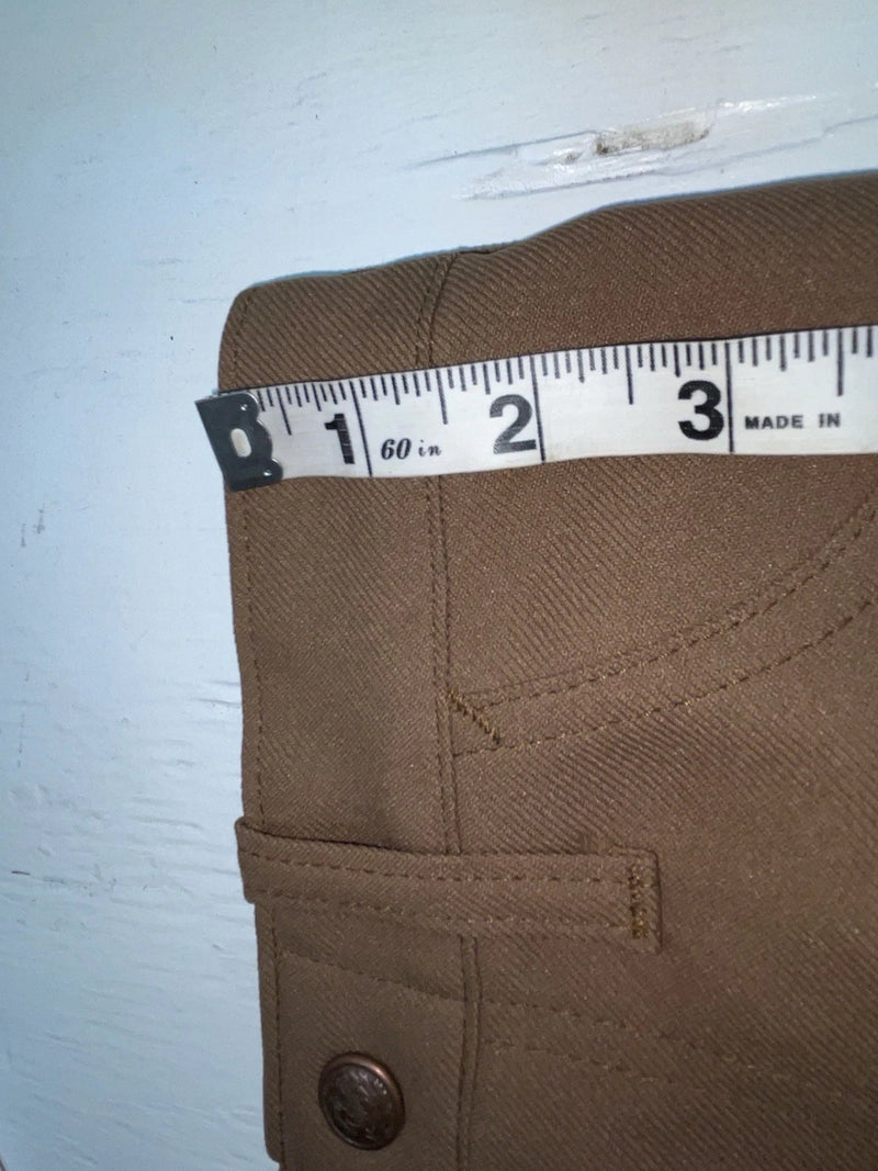New Vintage Brown Dickson Jenkins Polyester Pants #5994 3A-81