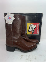 New Men’s Brown Texas Brand Cowboy Boots. 8311 11 D. 8-18