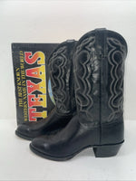 New Men’s Black Texas Brand Cowboy Boots. M 610 10 D. 6-37
